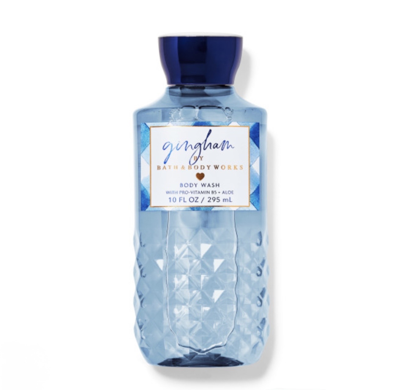 Gingham body wash