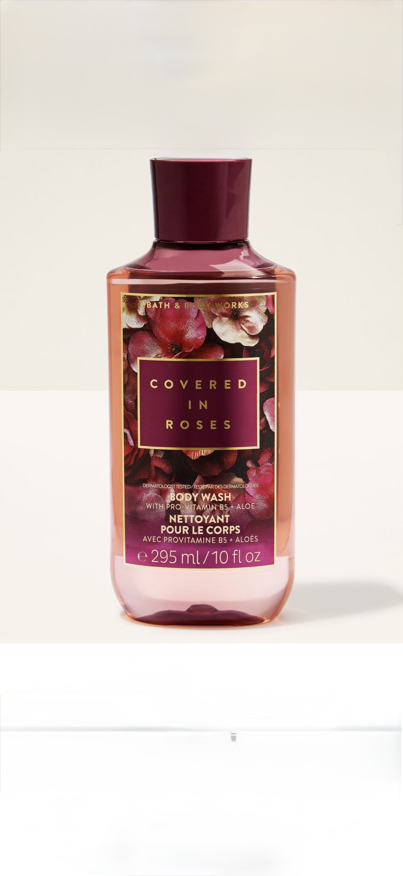 Coverd in roses body wash