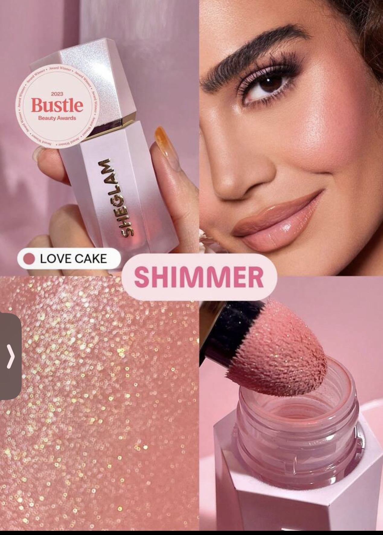 Blush love cake
