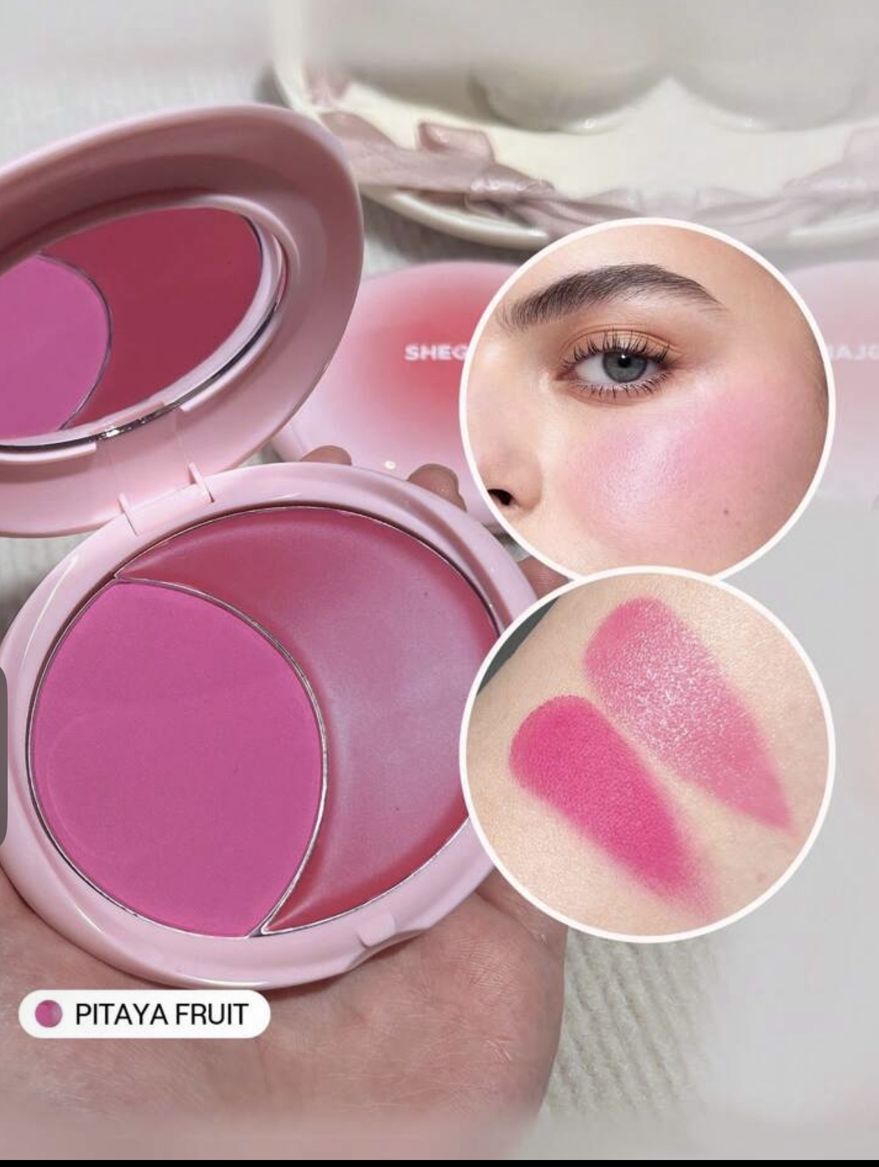 Blush pawdet & creamy