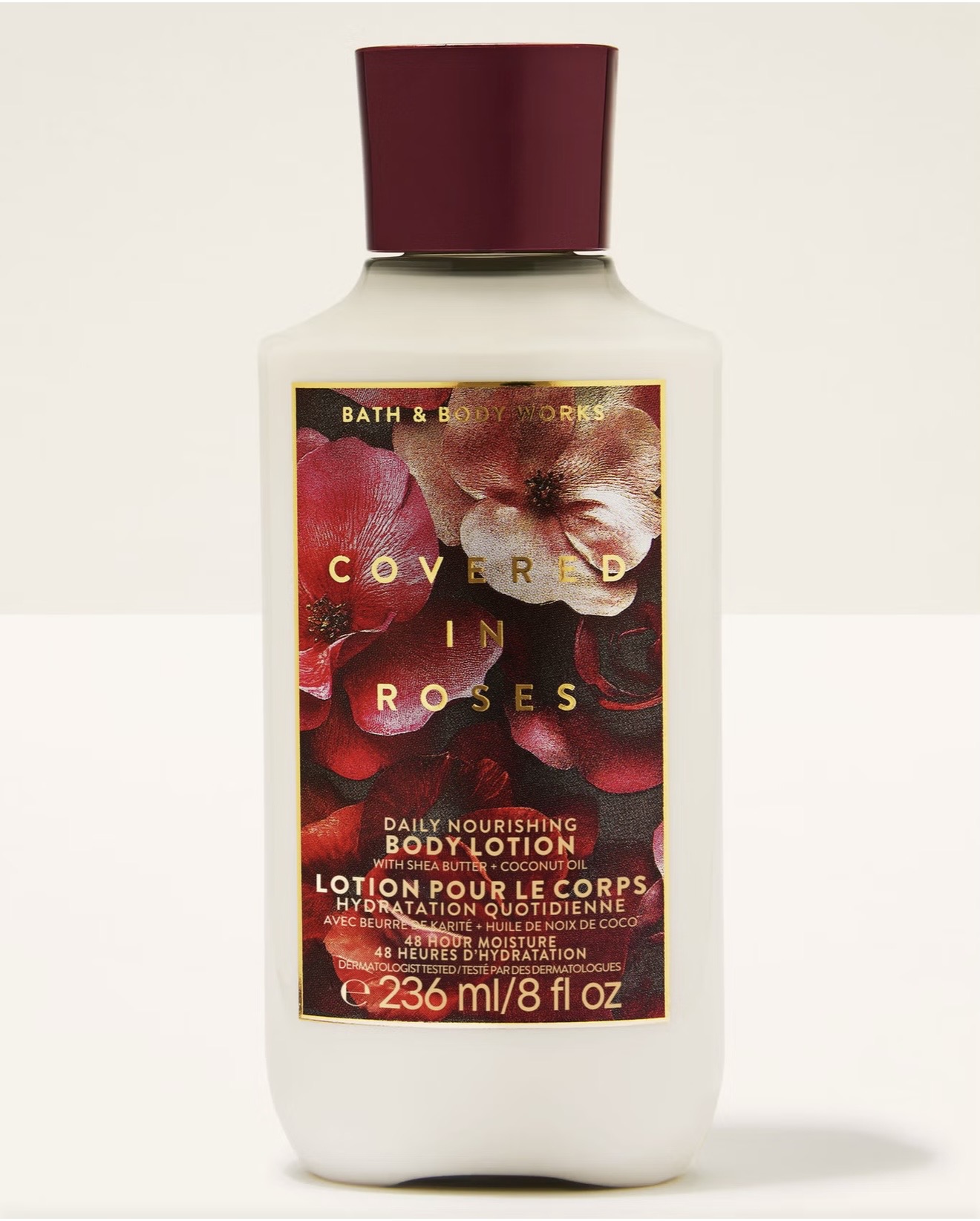 Coverd in roses body cream